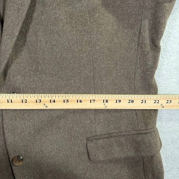 Turnbury Mens 44L Brown Sport Coat Blazer 100% Camel Hair Jacket Thick Casual - Picture 7 of 12